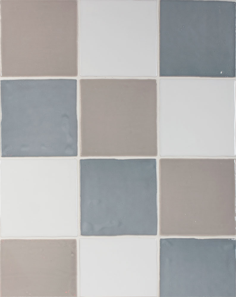 Kansas Dusk (Blue Grey), Ice White and Ash (Grey) Bathroom Wall Tiles